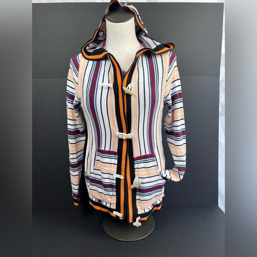 Dr. Martens Agyness Deyn hooded cardigan toggle sweater - Picture 5 of 12